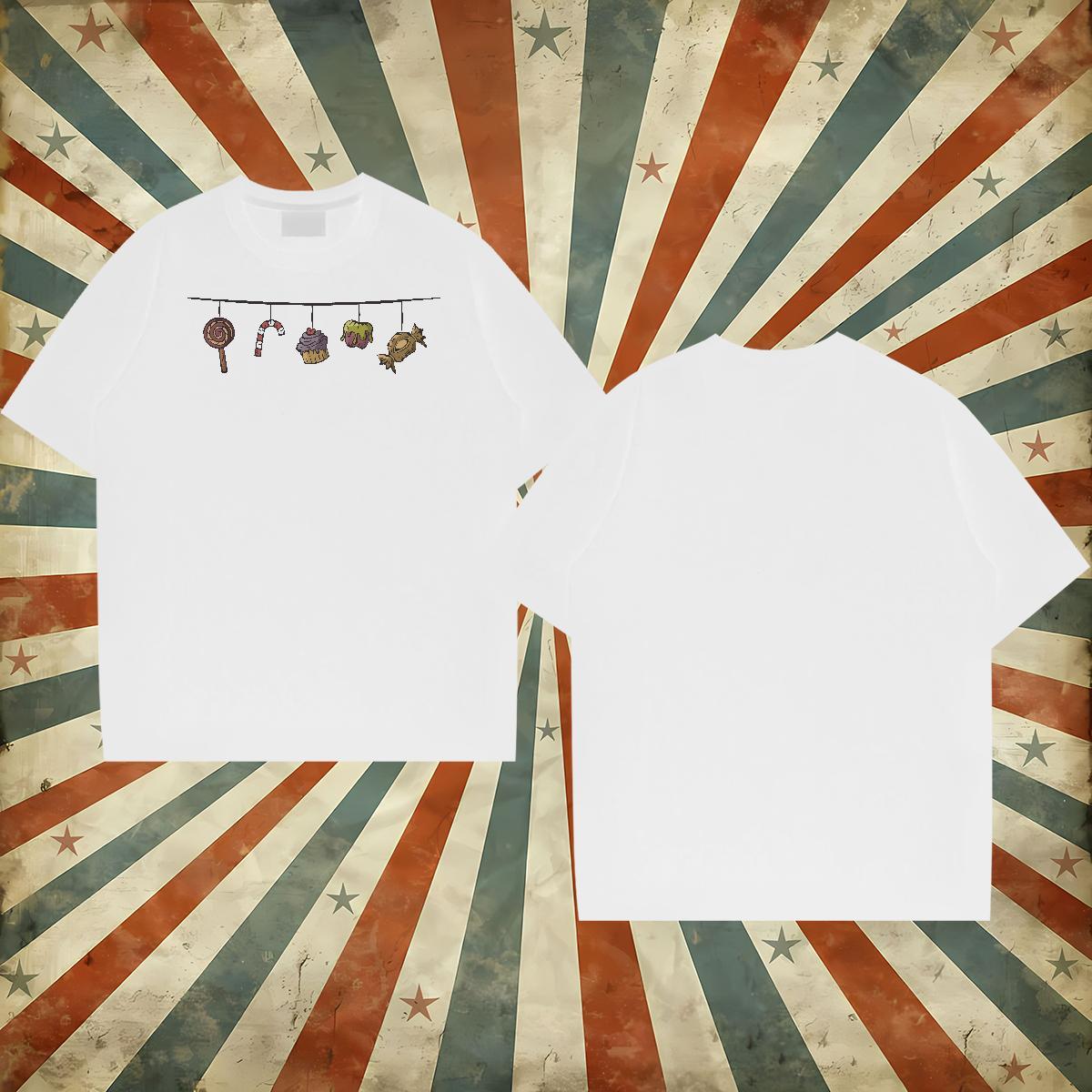 New Arrival Mens T Shirts 230g Cotton halloween Daily Wear Polos Breathable Crew Neck Wholesale Men Tees Plus Size Custom