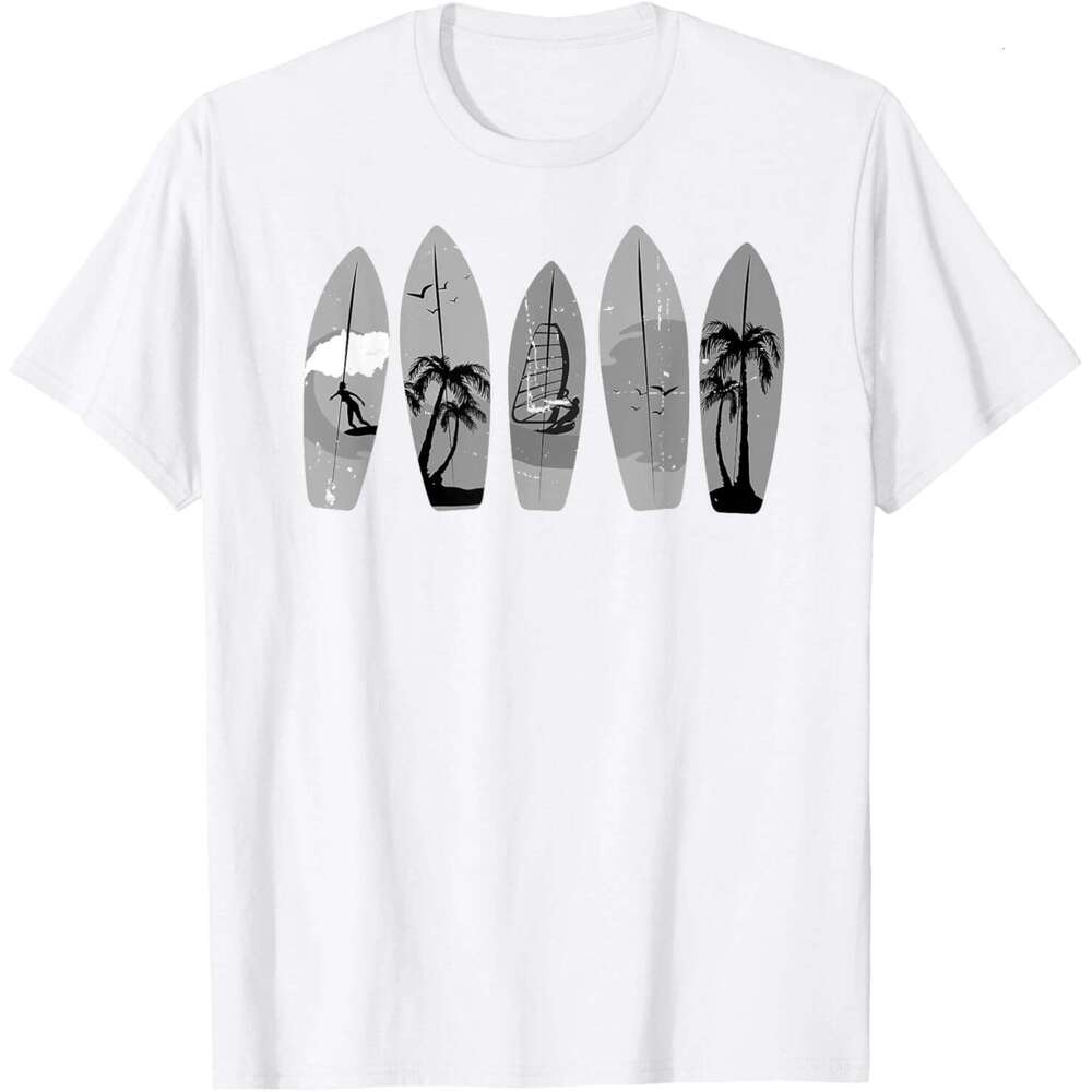 T shirt Mens Surfing Surfboard Vintage Classic Retro Surfboarder Surfer T-Shirt shirts tshirt graphic tee Casual tops summer clothes Short sleeve Free