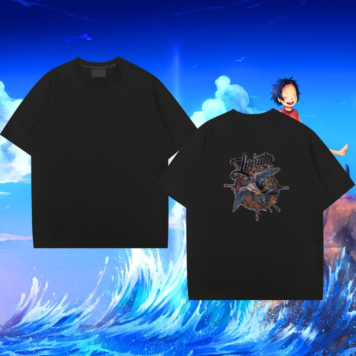 Free Shipping Mens T Shirts 230g 100% Cotton bird Street wear Hip Hop Clothings Short Sleeve Soft Cool Men Tops Tees Custom Big Size