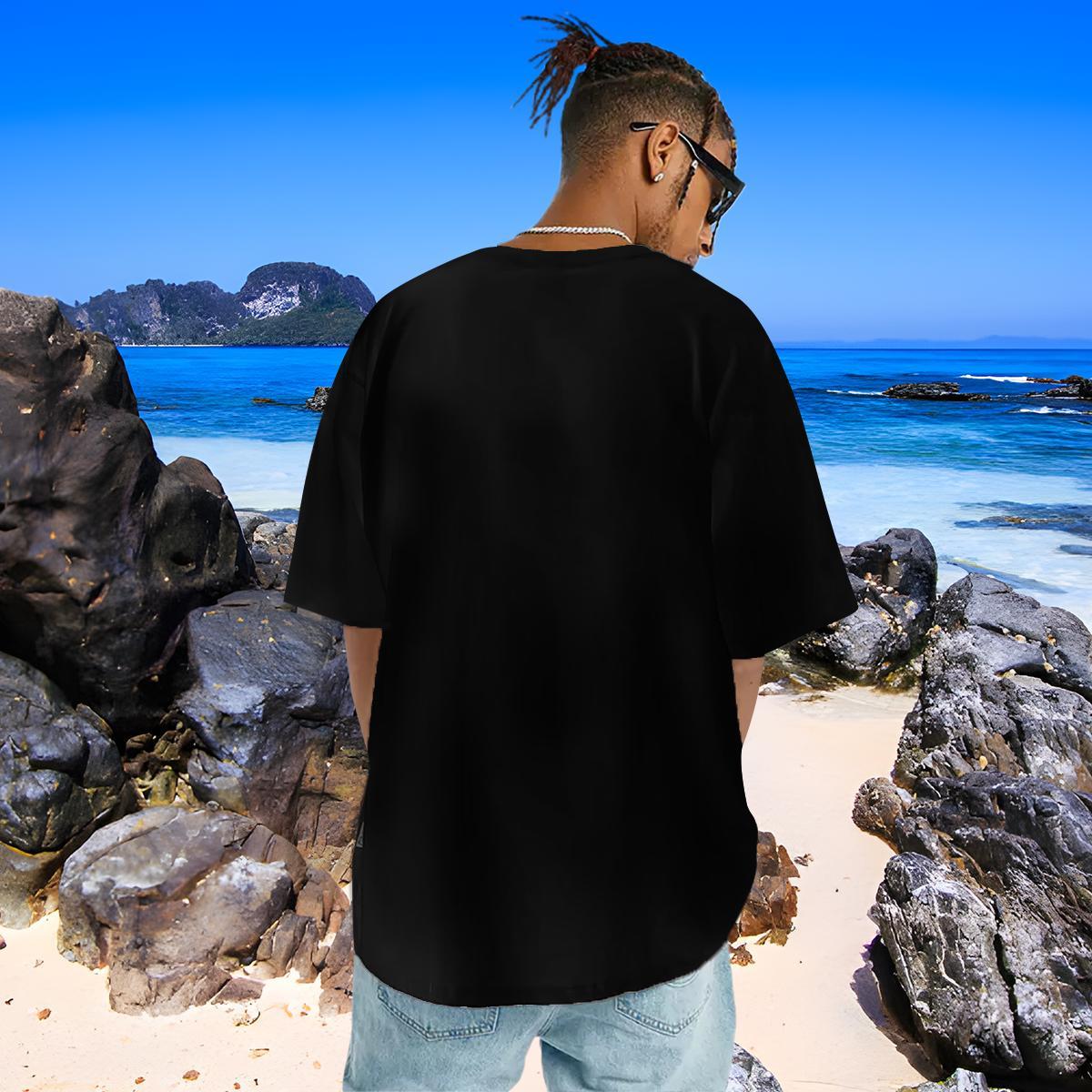 Free Shipping Mens T Shirts cobra Breathable Short Sleeve Beach Anime 230g 100% Cotton Men Tshirts 2024 New Tees