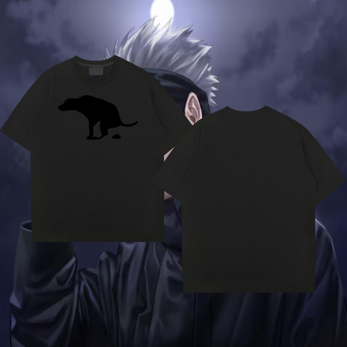 Fashion Designer T-Shirts 230g 100% Cotton Dog Sport Tee Shirt Round Neck Short Sleeve Brand Men Tops Tees Custom Big Size