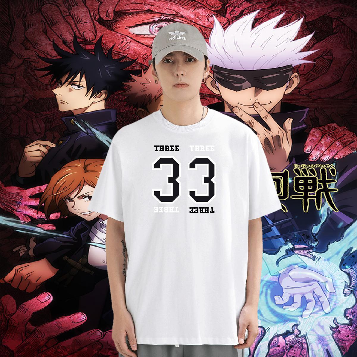 Casual New T-Shirts letter Wear 230g Pure Cotton Sport Loose Fit Cartoon Print Breathable Crew Neck Men Tshirts