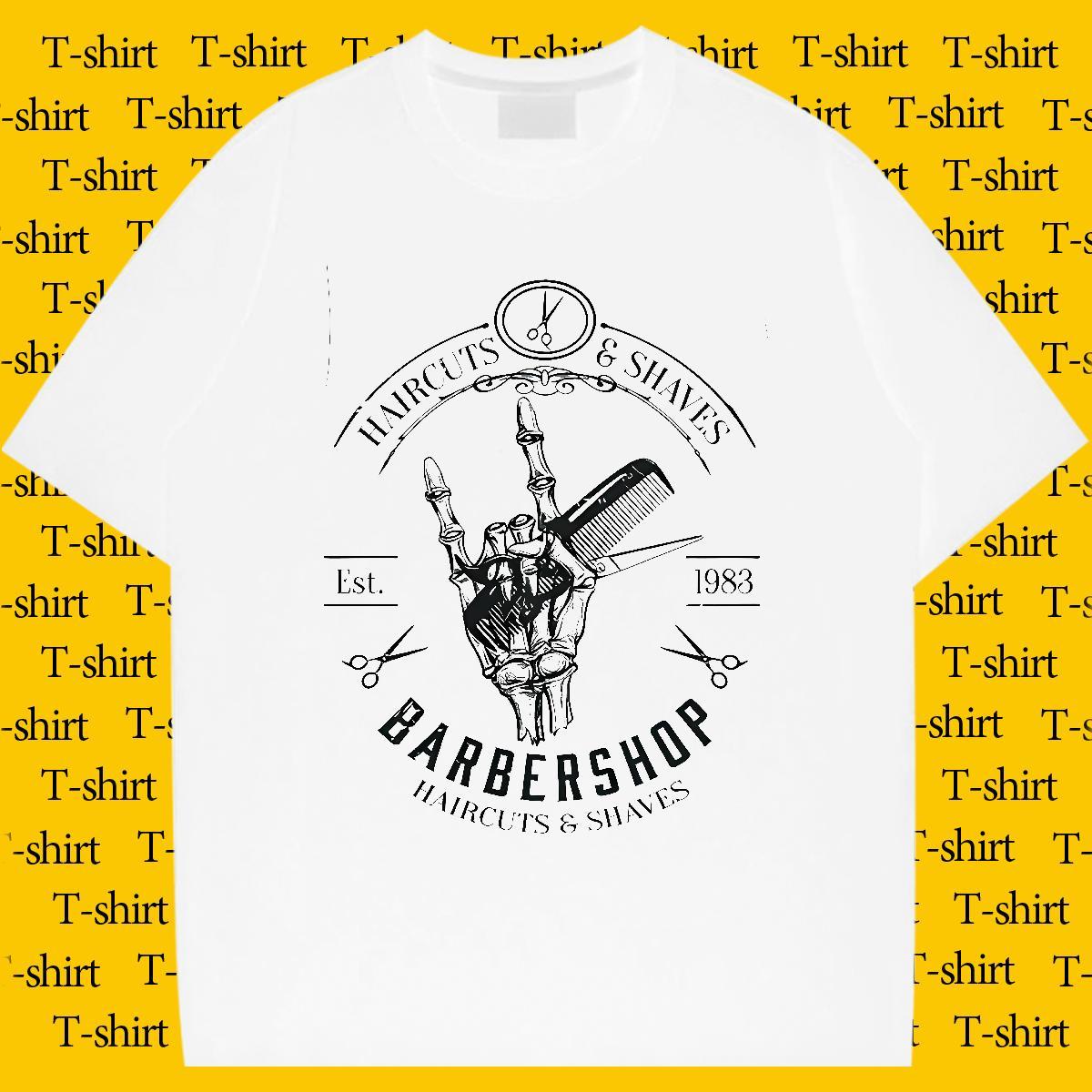 T shirt 100% Cotton 230g hands Casual Daily Wear Breathable Short Sleeve Graphic Men Tshirts Brand Classic Polos