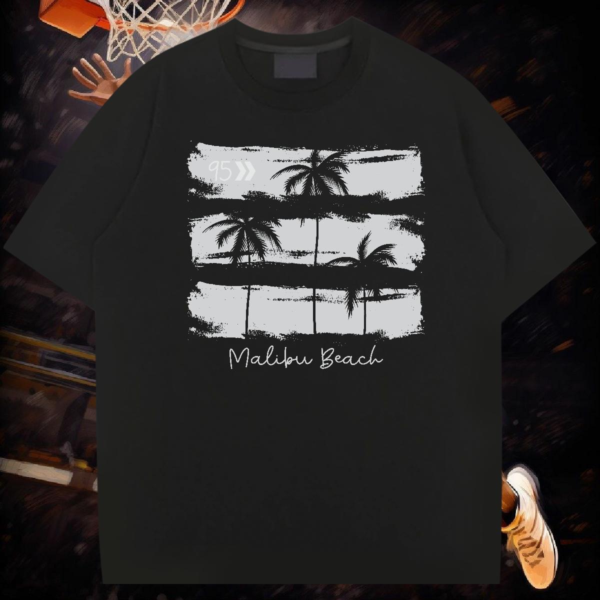 Classic Men T Shirts 230g Pure Cotton tree Casual Top Tees O Neck Short Sleeves Cool Design Mens Tshirts Oversized