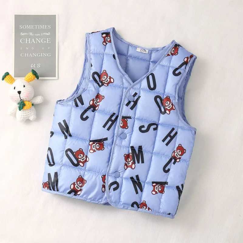 Baby vest autumn boys vest jacket childrens jacket girls jacket baby jacket sleeveless childrens warm jacketW240724