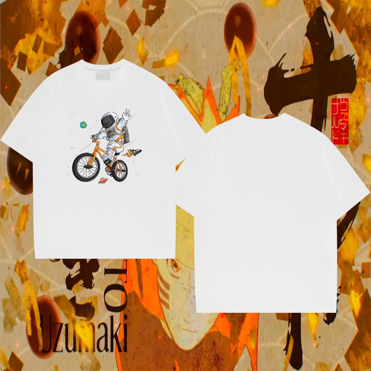 T-Shirts 230g Pure Cotton universe Anime Printing Street Breathable Crew Neck DIY Printed Mens Tshirts New Arrival Popular Tee Shirt