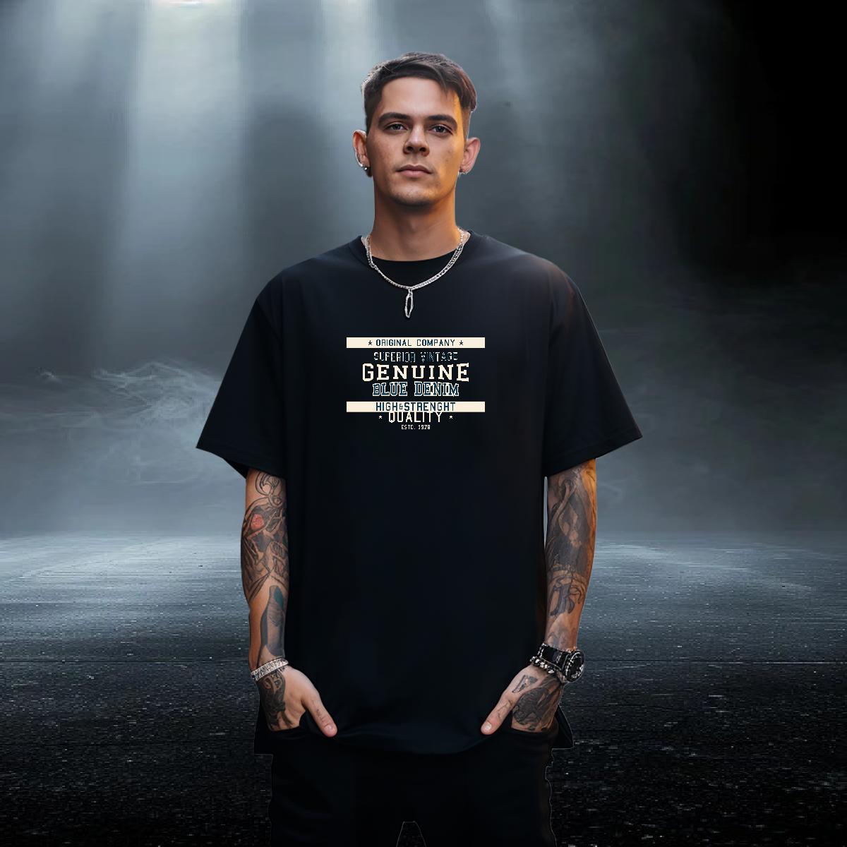 High Quality Tshirt for Man Woman 230g Pure Cotton Street Wear letter DIY Logo Oversized Breathable Soft Fashion Design T-Shirts for Men Tops Shirt