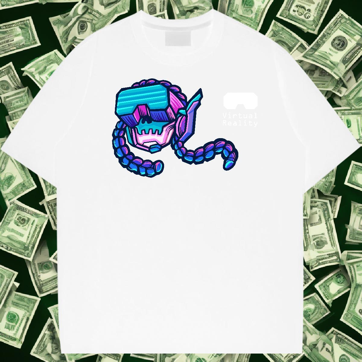 Loose Men Tshirts 230g Pure Cotton Home Outdoor ET Oversized Breathable Crew Neck 2024 Mens T Shirts Wear