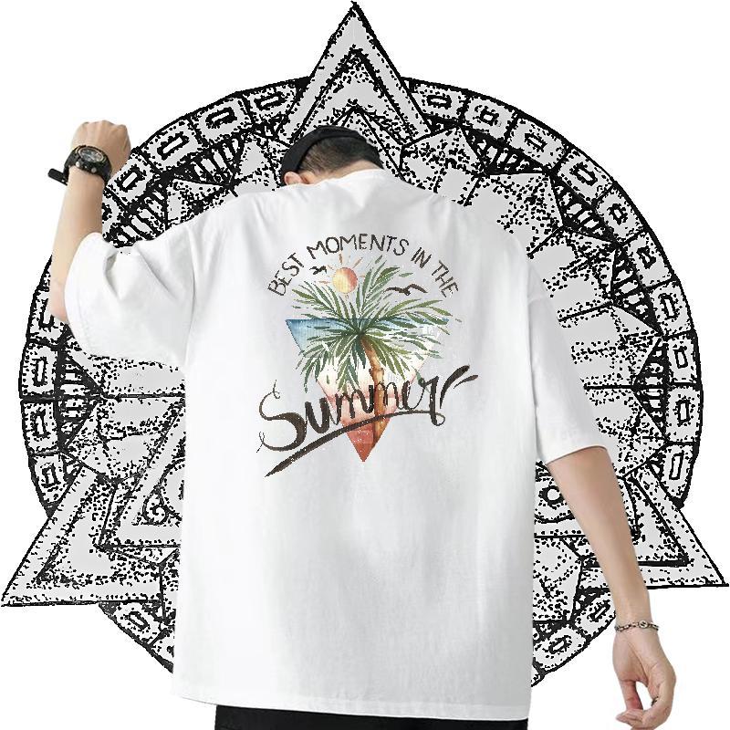 Fashion New Men T Shirts 230g 100% Cotton tree Street Wear Tops Shirt Breathable Free Shipping Men Tshirts Skull