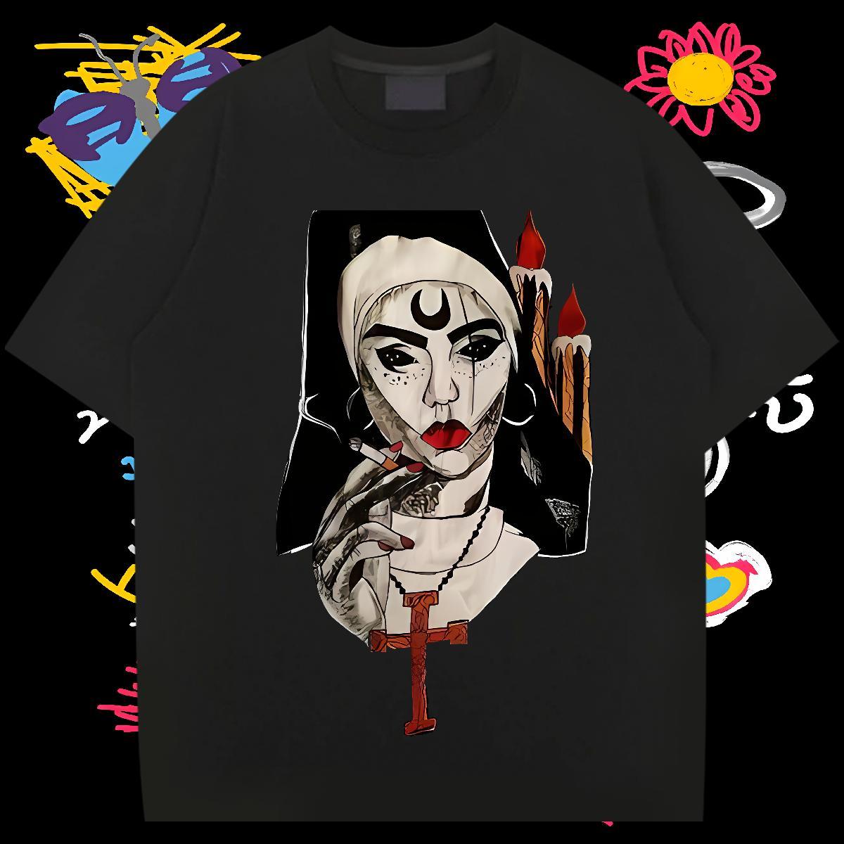 T-Shirts for Men 230g Cotton vermilion border Sport Breathable Soft Custom Anime Men Tops Tees 2024 DIY Loose Fit Wear