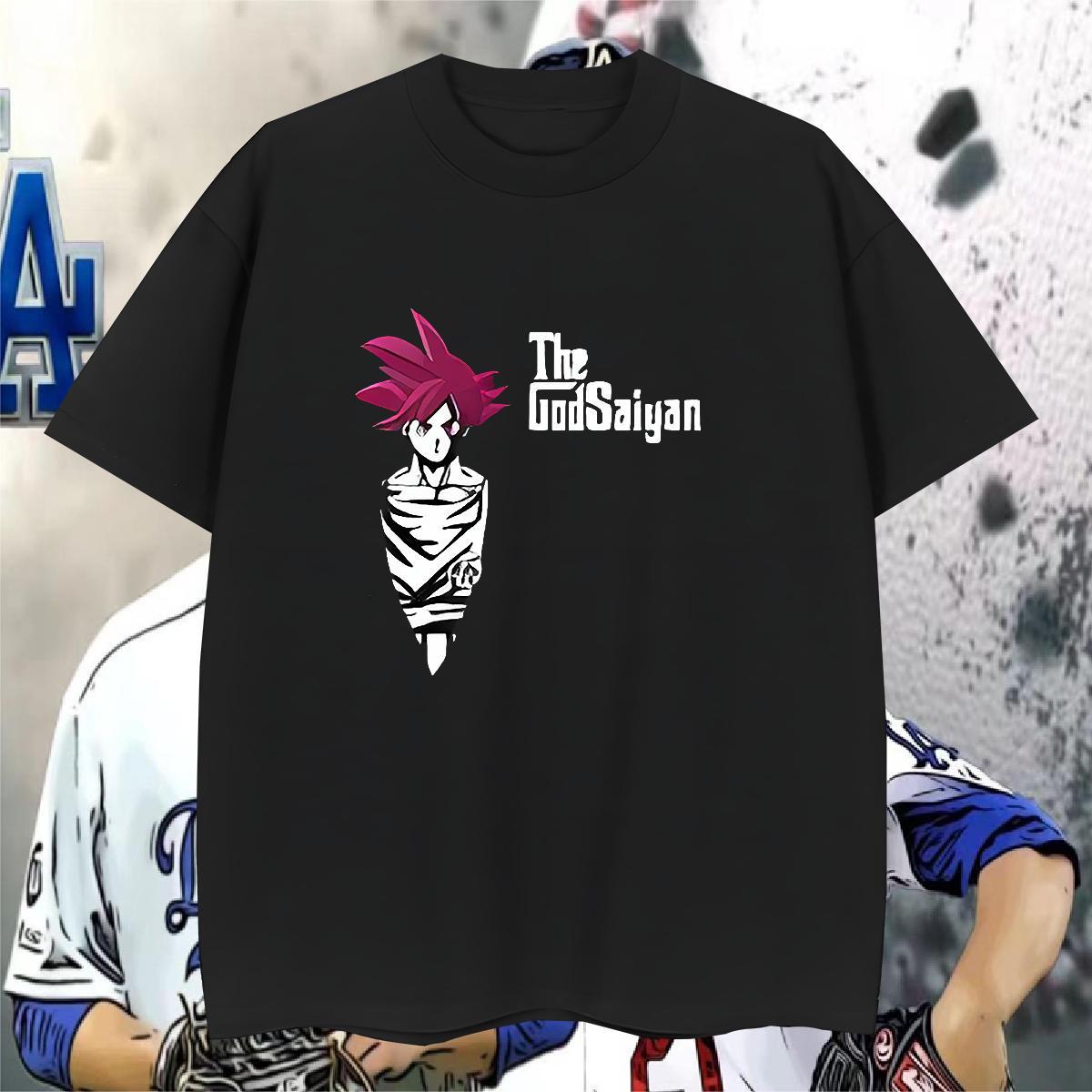 T Shirts Men 230g 100% Cotton cartoon Beach O-Neck Short Sleeve Oversized 3XL 4XL Men Tees 2024 New Loose Tees Shirts