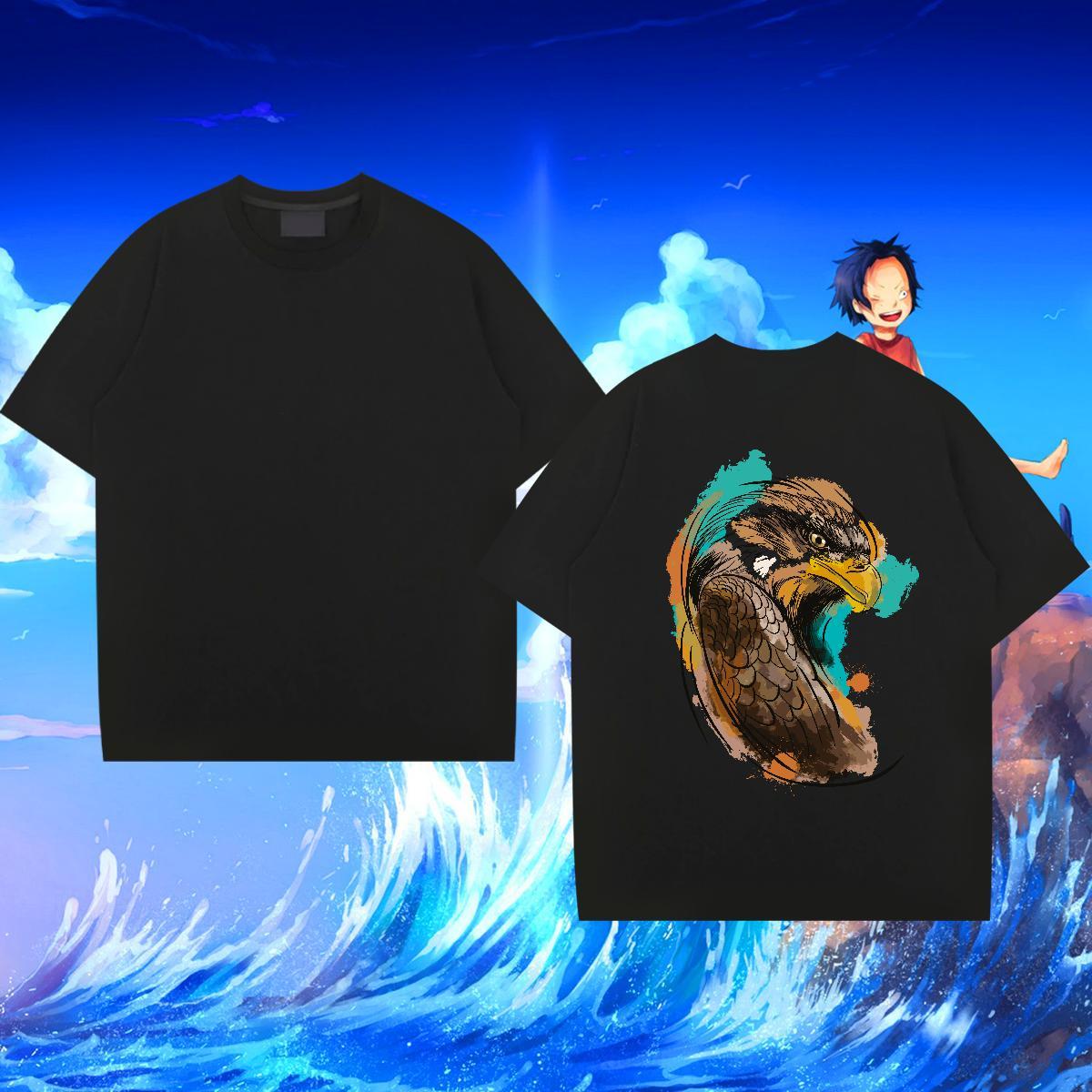 Stylist Man T Shirts 230g 100% Cotton cool Street Tops Tees Crew Neck Breathable Loose Fit Tshirt for Man Woman DIY Printed