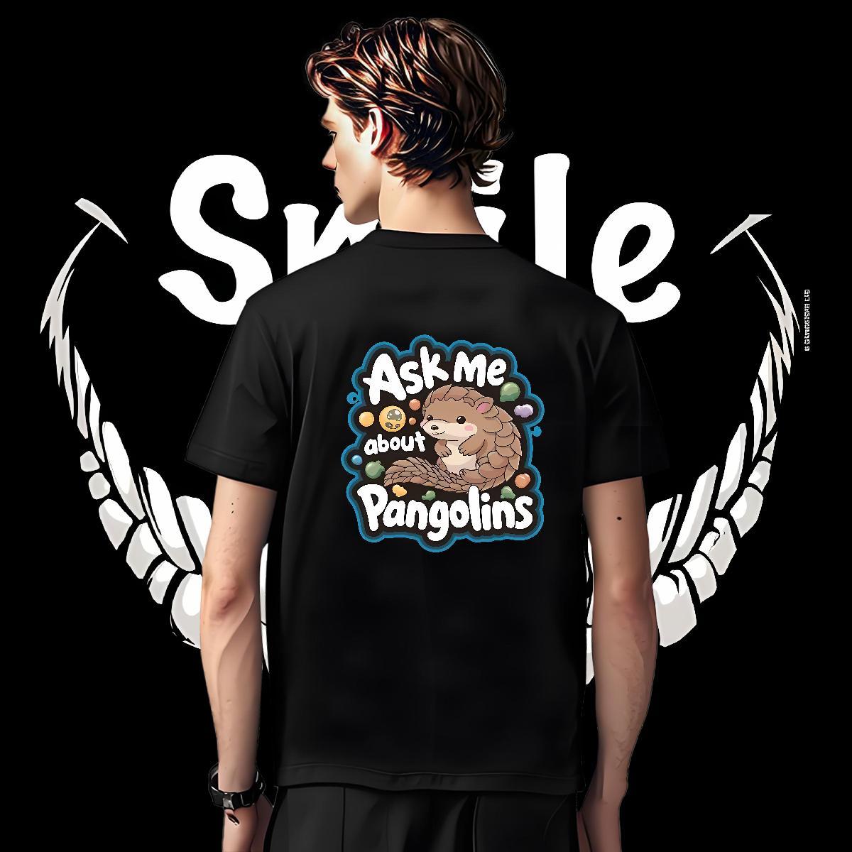 Free Shipping T shirt 230g Cotton squirrel Sports Casual Tshirts Crew Neck Breathable Wholesale Men Tops Tees Plus Size Cartoon