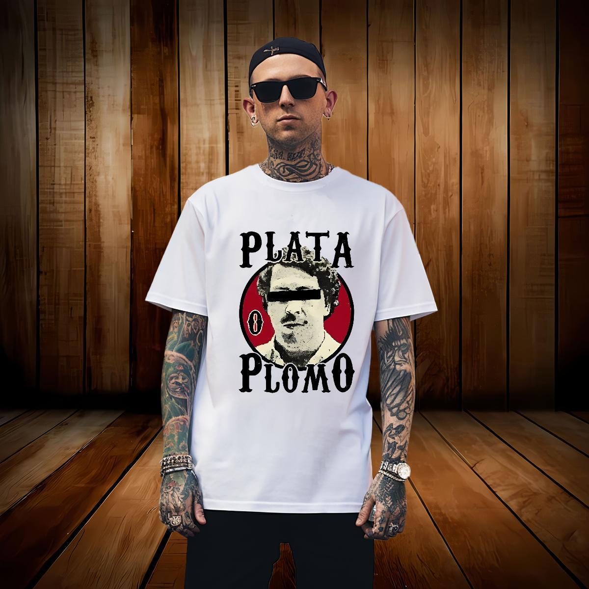 T-Shirts for Men 230g 100% Cotton portrait Anime Printing Street Crew Neck Breathable Oversized 4XL Men Tshirts Classic Brand Clothes