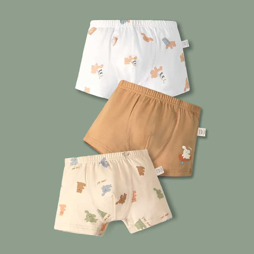 Big boys boxer underwear Childrens striped underwear Little boys shark growing shorts Big boys cotton pantsW240715