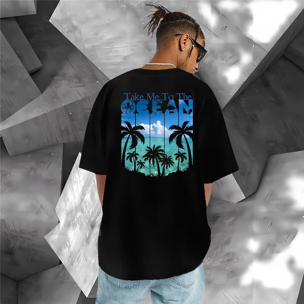 2024 Designer Man T Shirts 100% Cotton 230g tree Spring Summer Wear O-Neck Short Sleeve Unisex Men Tshirts Custom Printed