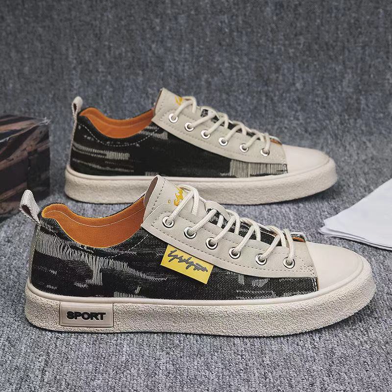 UNMUN Summer Board New Low Top Canvas Shoes Men's Student Trendy Versatile