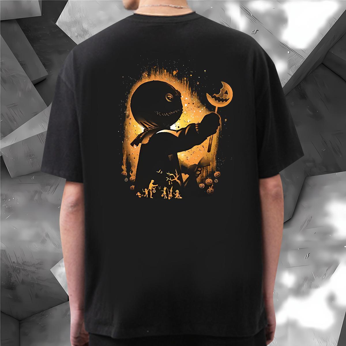 DIY Customized T Shirt For Man 230g Cotton halloween Sport Tees Crew Neck Brand Men Tshirts Customized Print