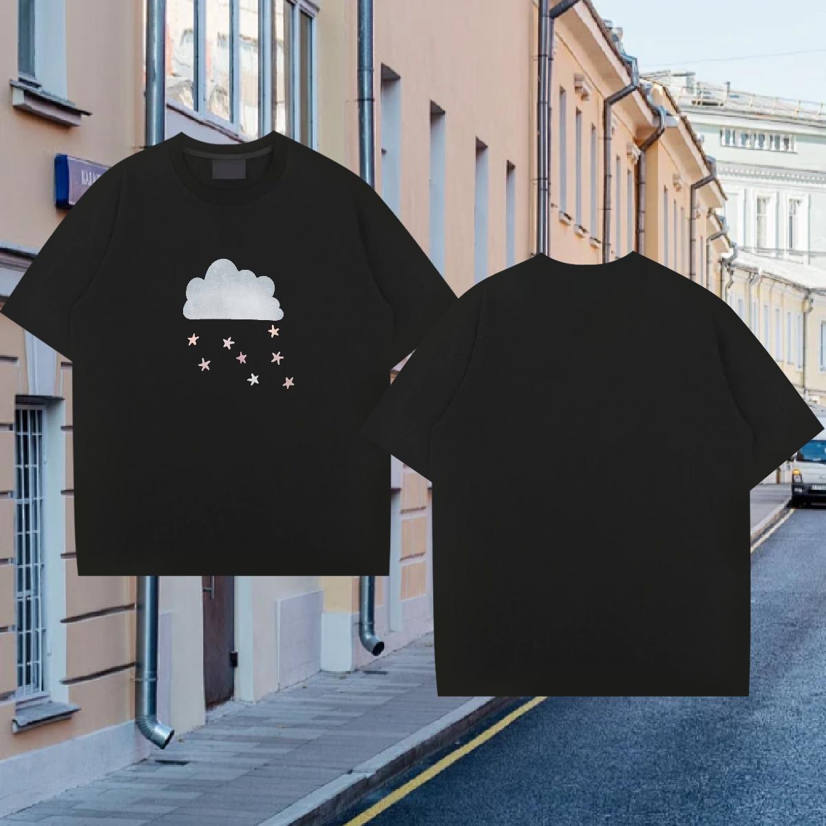 T-Shirts for Men 100% Cotton 230g icon Beach Crew Neck Breathable Graphic Mens Tshirts Casual New High Quality Tops Tees