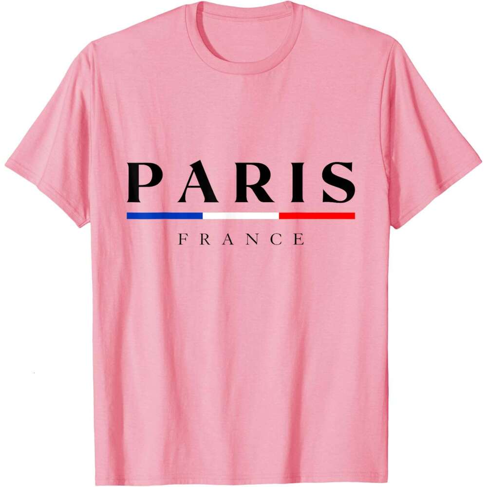T shirt Mens Paris With France Flag Novelty Graphic Tees Cool Designs T-Shirt shirts tshirt graphic tee Casual tops summer clothes Short sleeve Free s