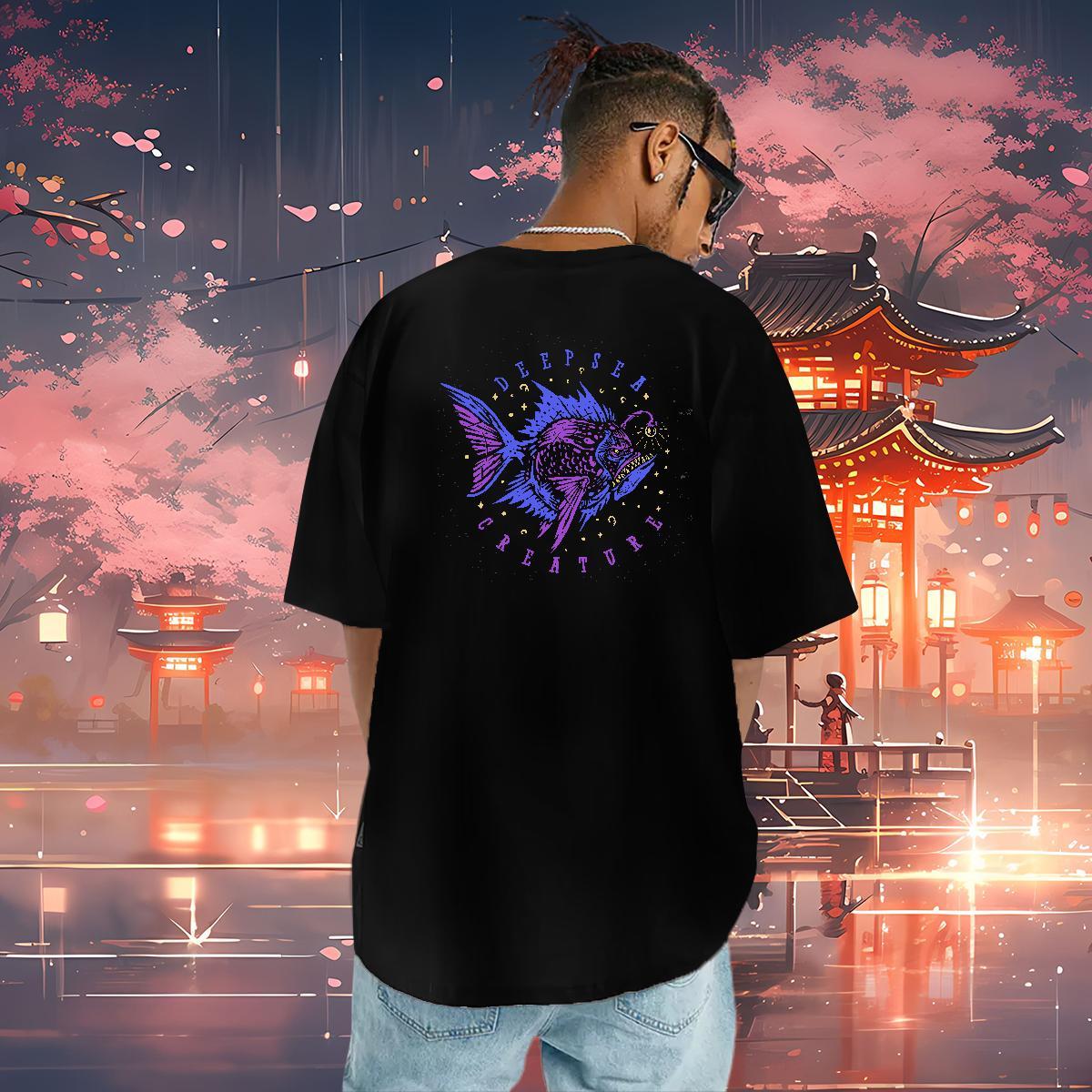 Free Shipping T Shirts Men 230g Pure Cotton Casual Beach Clothes Breathable Soft Wholesale Men Tees White Plus Size