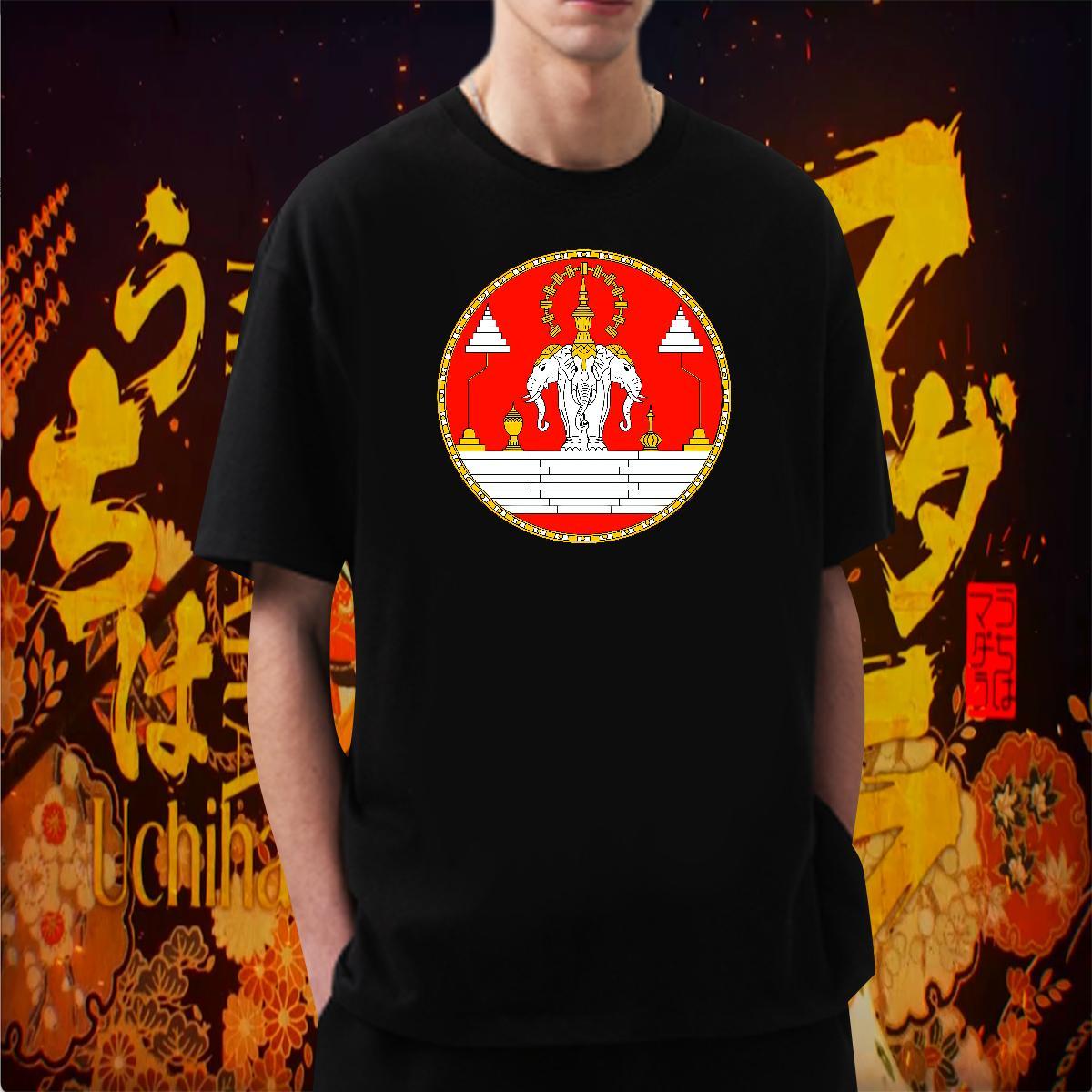 T-Shirts 230g Cotton elephant Daily Wear Breathable Short Sleeve Cartoon Printing L-4XL Men Tees 2024 New TOP Quality Tops Shirt