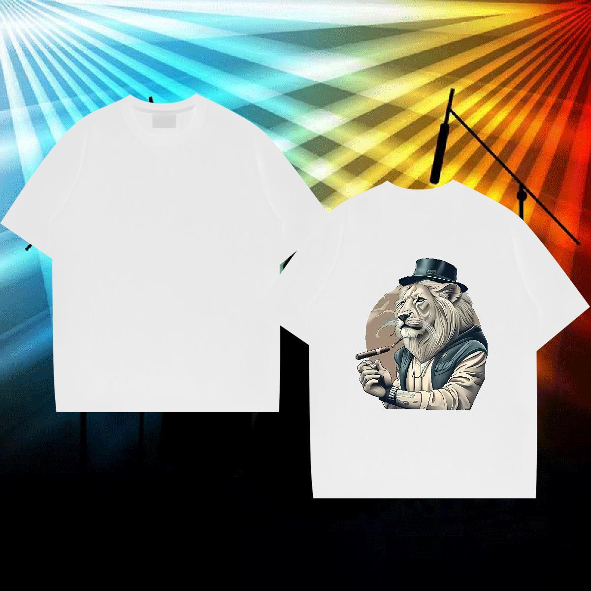 Free Shipping T-Shirts 100% Cotton 230g Street wear Hip Hop Tops Breathable Brand Men Tops Tees Custom Anime