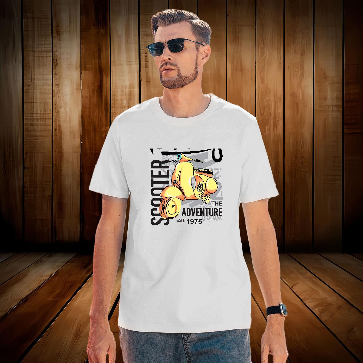 Cool Design Men Tshirts 230g 100% Cotton bird T-Shirts for Men Outdoor O Neck Short Sleeves Plus Size Custom Fashion Tops Tees