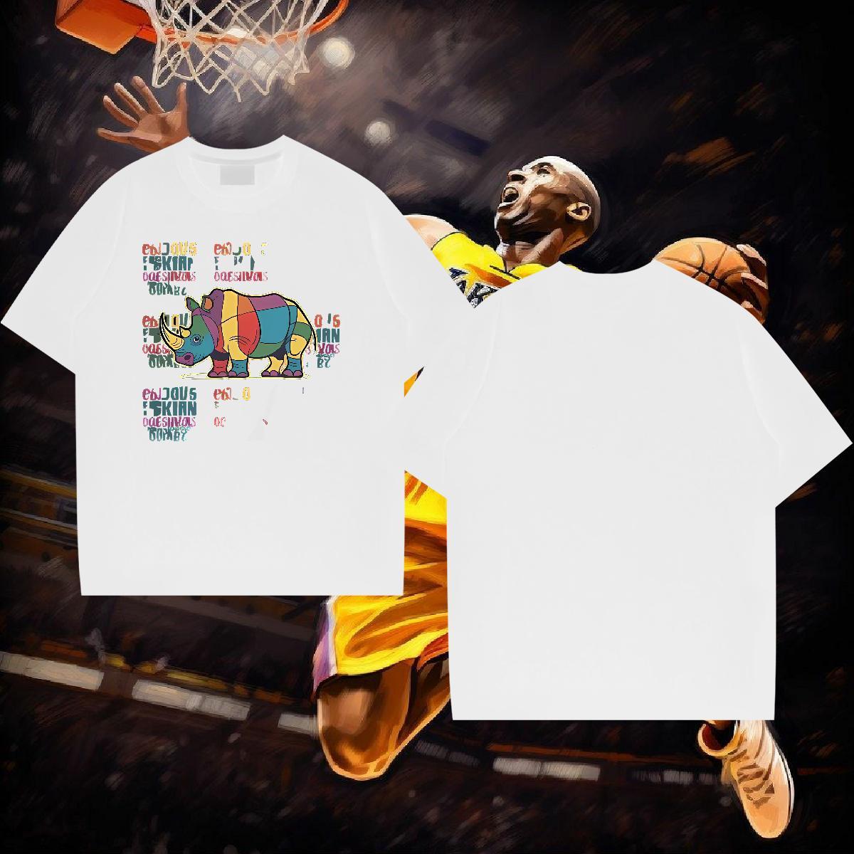 DIY T Shirts Men 230g Cotton Sport Tops Shirt Breathable High Quality Men Clothes T-Shirt Custom Printed