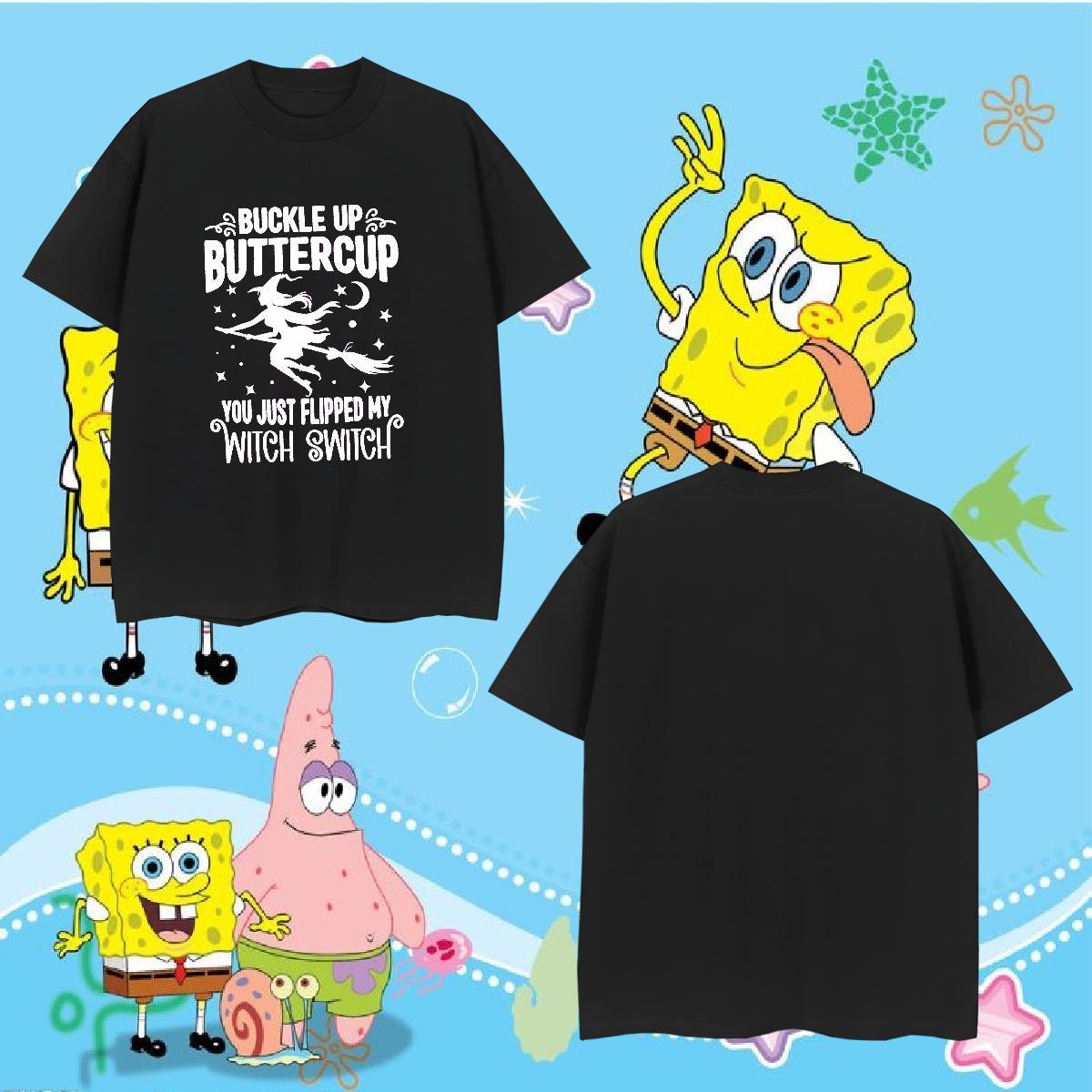 Casual New T-Shirts 230g 100% Cotton halloween Outdoor Tee Shirt Crew Neck Loose Fit Men Clothes T-Shirt Anime Print
