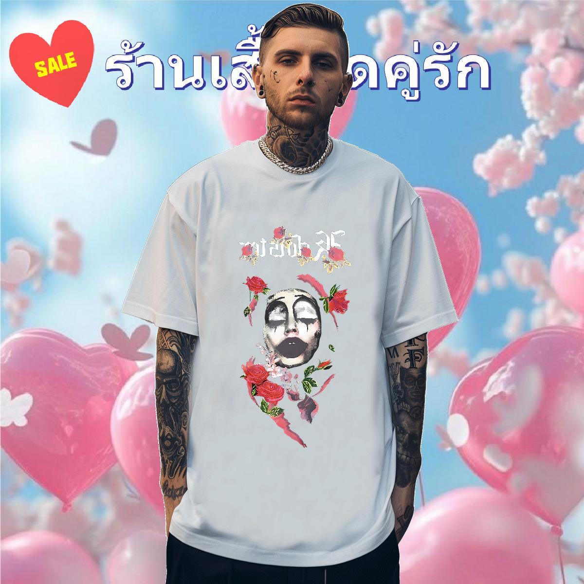 Designer Fashion T-Shirts 230g Cotton ROSE Home Outdoor Tops Shirt Breathable Short Sleeve Loose Mens Tshirts Plus Size Custom