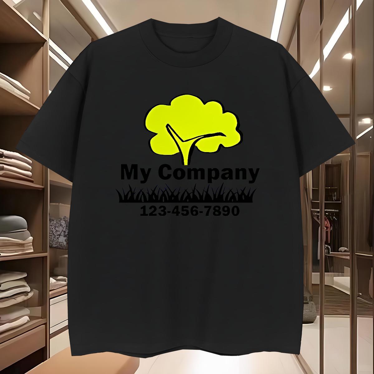 T-Shirts 230g Cotton tree Beach Pure Cotton Customized Print Couples T Shirts Fashion Designer Cool Design Clothings