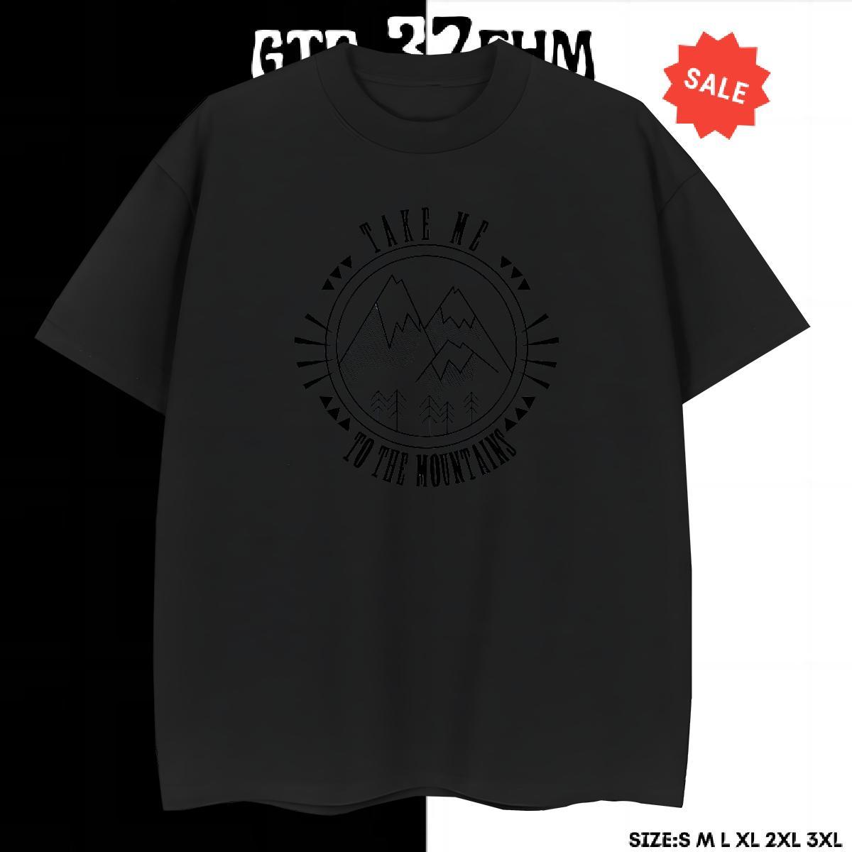 Popular Men Tops Tees 230g Pure Cotton Sport mountains Plus Size Custom Round Neck Short Sleeve 2024 New Man T Shirts Tee Shirt