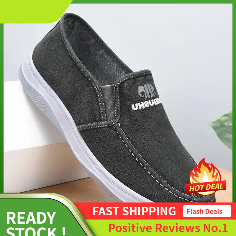 S Old Ddmysports Beijing New Men Canvas Work One Step Lazy Comfortable Sports And Leisure Single Shoes For Outdoor tep ports ingle hoes