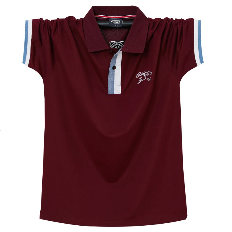 Fashion Summer Cotton Polo Shirt Men Short Sleeve Buttton Collar Summer Slim Fit Shirt Striped Streetwear Casual Male Polo Shirt 240806
