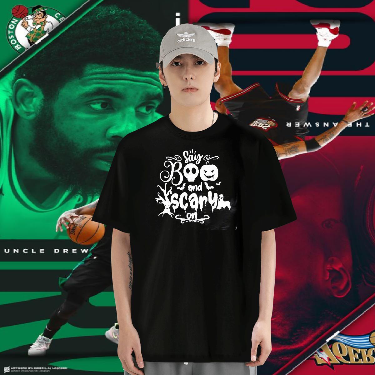 Man T Shirts 230g Pure Cotton halloween Spring Summer Breathable Customized Print Couples T Shirts Fashion Casual Soft Polos