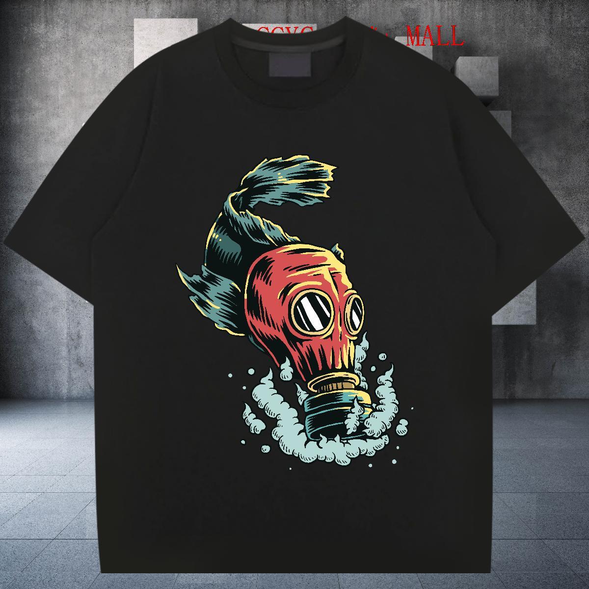 Brand Couples T Shirts 100% Cotton 230g Spring Summer ET Black Oversized Breathable Short Sleeve Free Shipping T Shirt For Man Tees Shirts