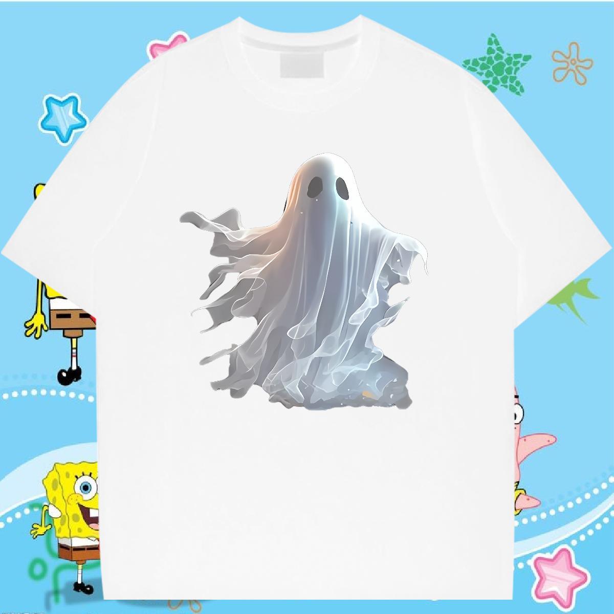 DIY Customized T Shirts Men 230g 100% Cotton monster Anime Printing Street Tops Tees O Neck Short Sleeves High Quality Mens Tshirts Customized Print