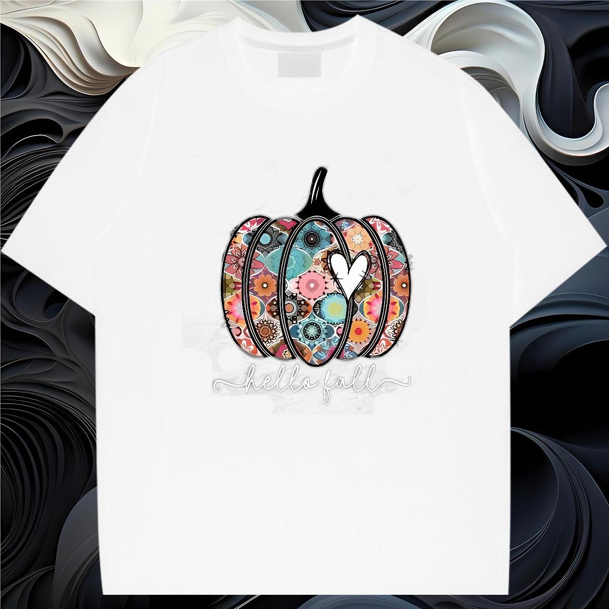 Customized Mens T Shirts 230g Pure Cotton halloween Casual Daily Wear Top Tees Breathable Short Sleeve TOP Quality Men Tees DIY Printed
