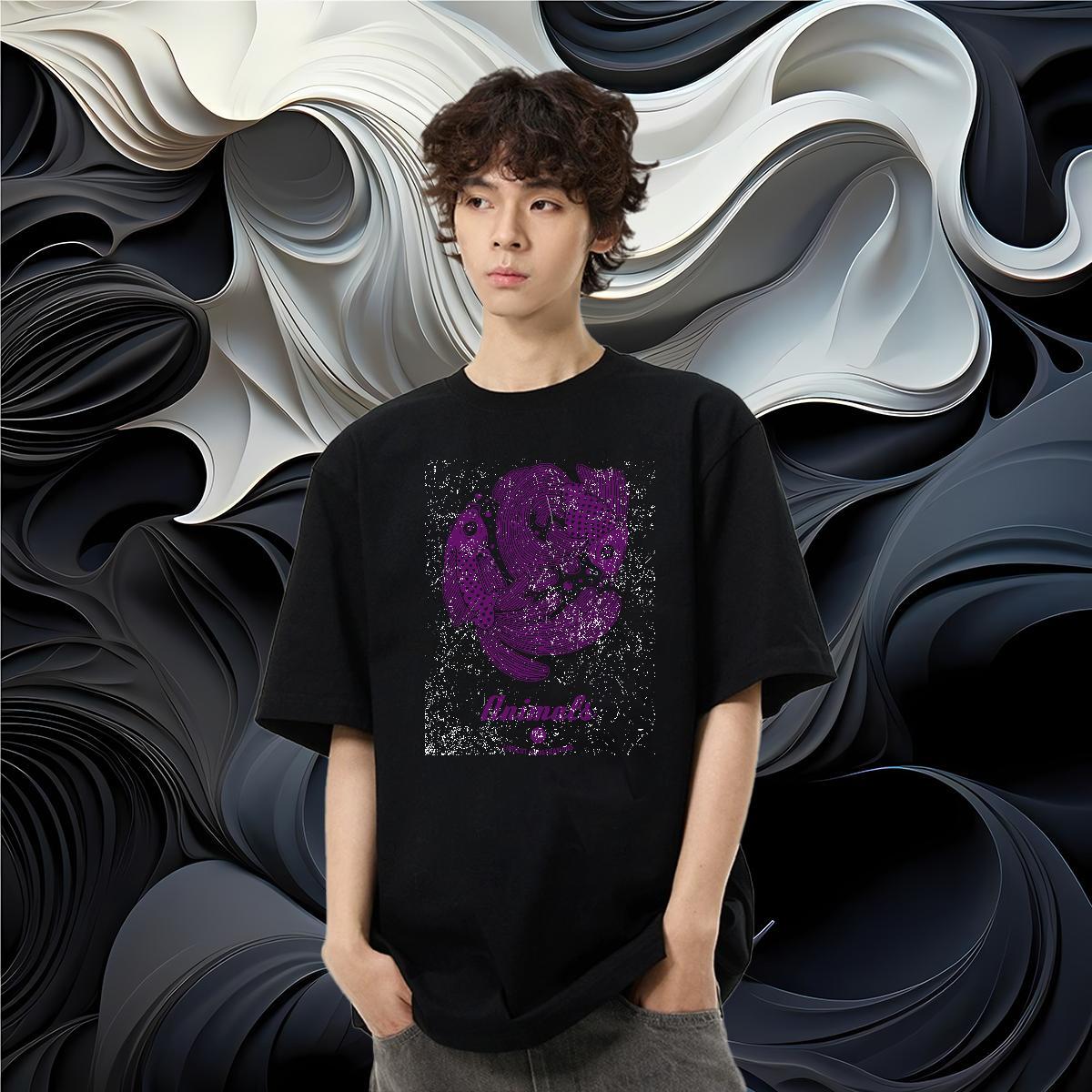 Factory Direct T Shirts Men 230g 100% Cotton Street Casual Top Tees Breathable Short Sleeve Classic Tshirt for Man Woman Customized