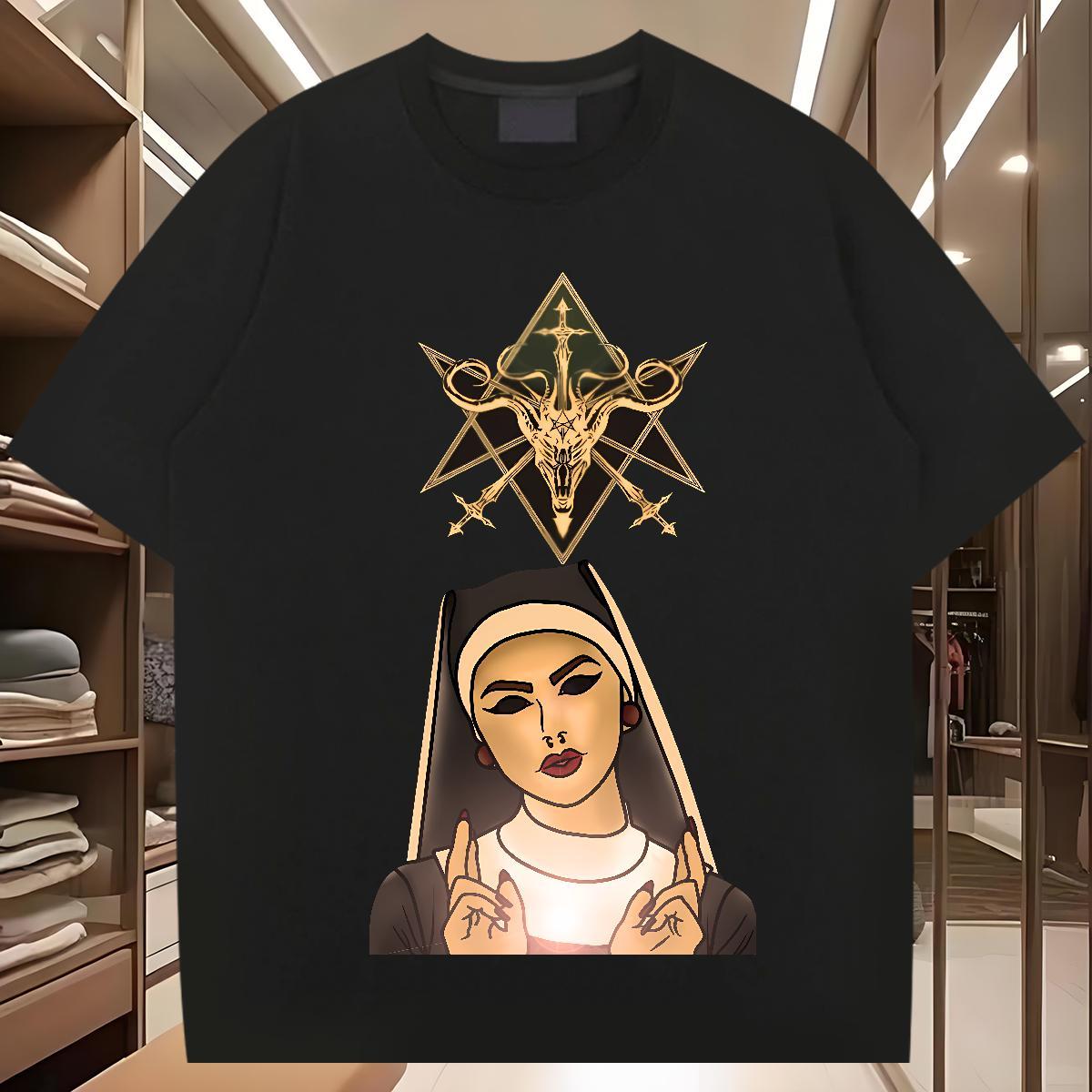 T-Shirts 230g Cotton sheepshead High Street Hip Hop O Neck Short Sleeves Custom Print Oversized Mens Tshirts Fashion New Loose Fit Tops Tees