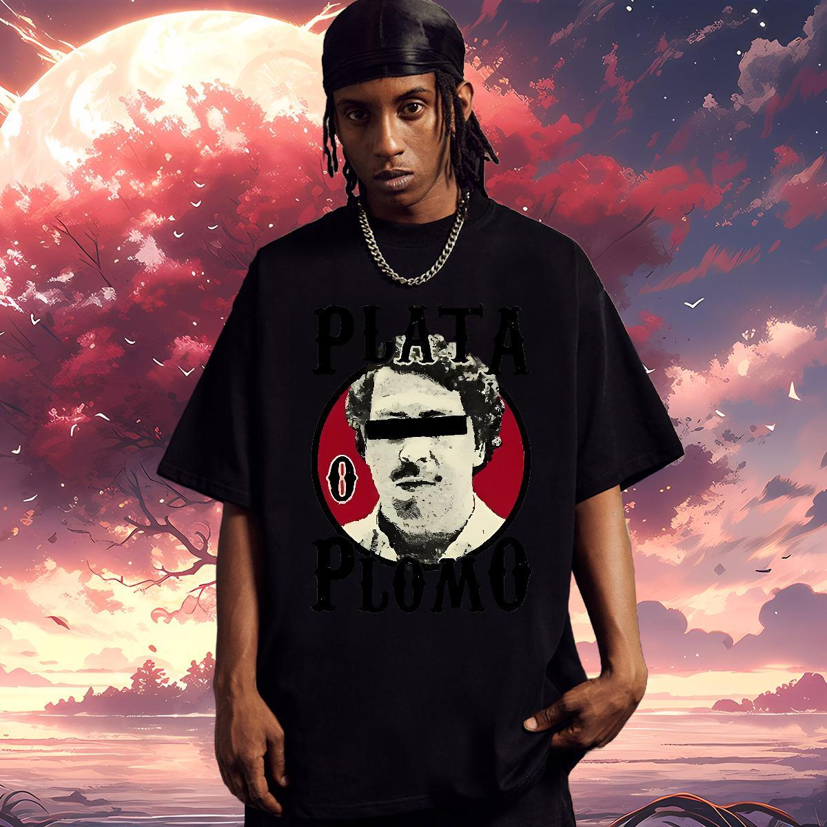 Man T Shirts 230g Pure Cotton portrait Hip Hop Crew Neck Floral Print Tshirts Designer Cool Design Clothings