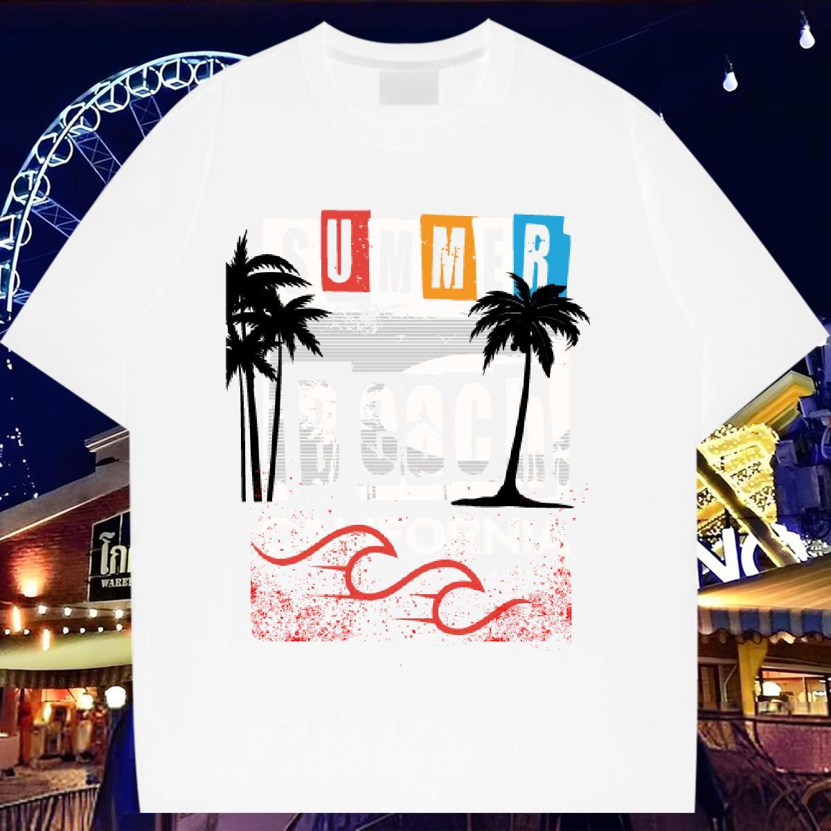 Brand Woman T Shirts Short Sleeve O-Neck Women Tees Anime Print tree Sport 100% Cotton 230g Factory Direct Tops Shirt