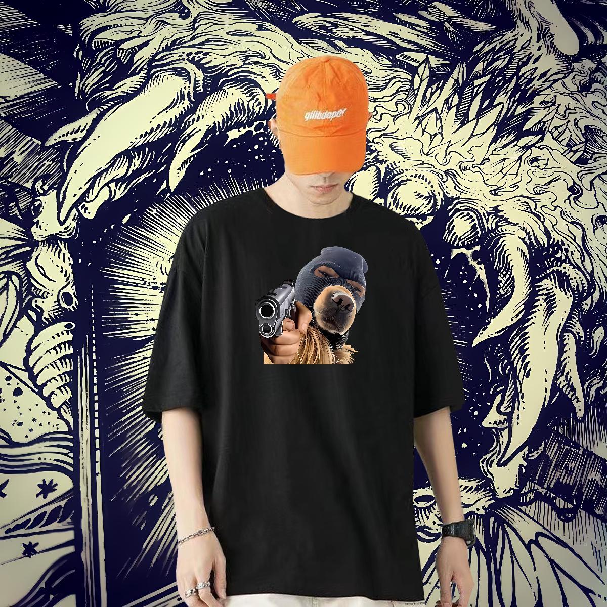 Wholesale T-Shirts for Men 230g Pure Cotton Outdoor Tops Breathable Short Sleeve Popular Men Tops Tees Plus Size Custom