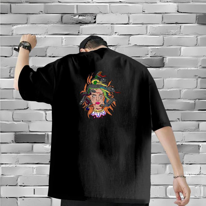 Designer T shirt 230g Pure Cotton snake Casual Daily Wear Clothes Breathable Wholesale Couples T Shirts Plus Size Cartoon