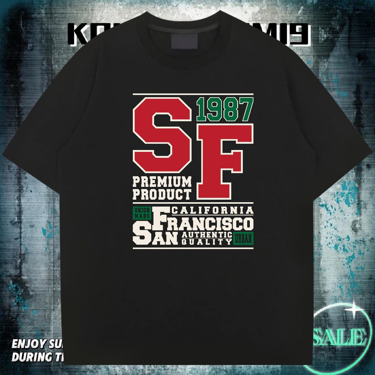 High Quality Couples T Shirts 100% Cotton 230g Sport letter DIY Anime O Neck Short Sleeves Free Shipping Mens T Shirts Wear