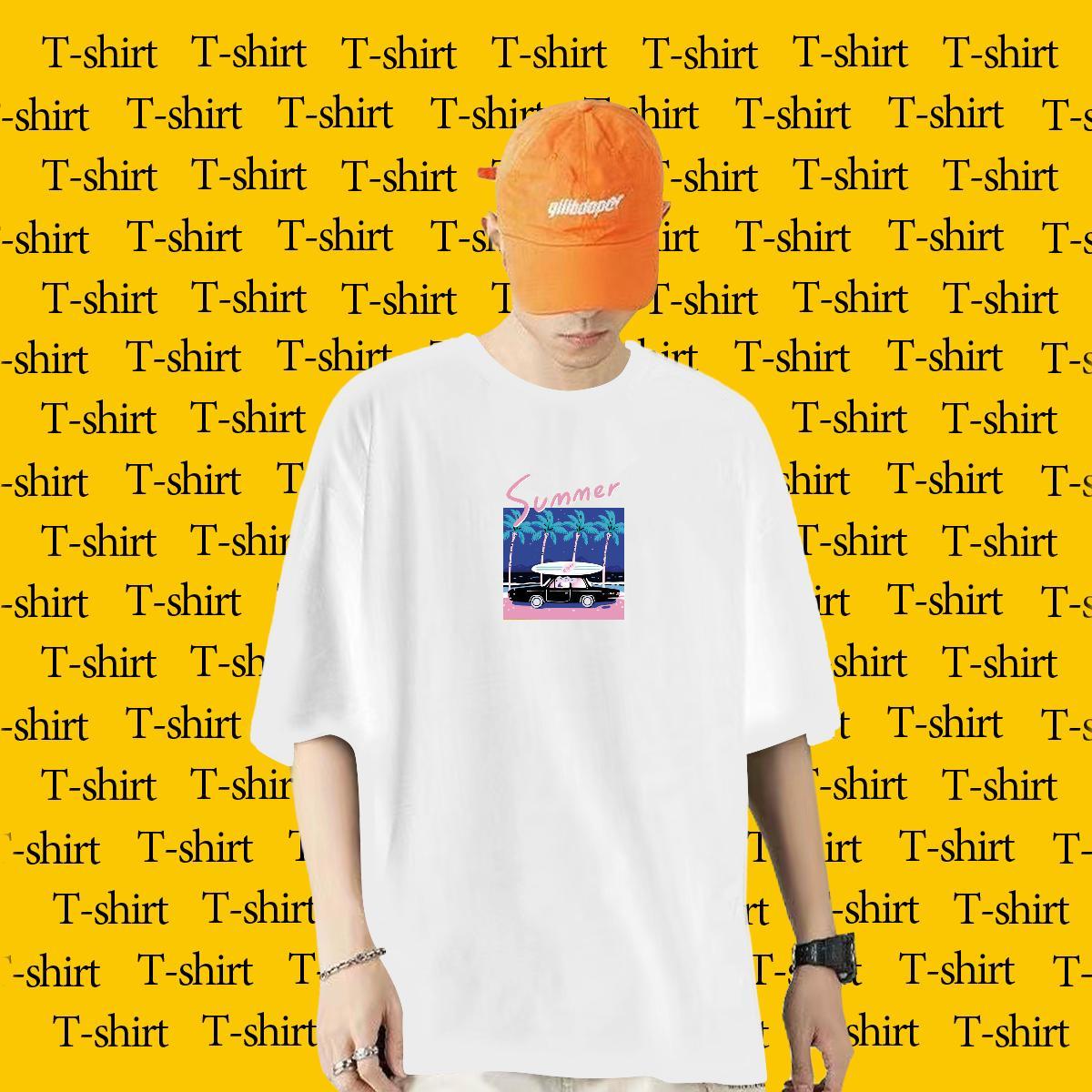 Designer Mens T Shirts 230g Pure Cotton tree Casual Beach Tshirts Crew Neck High Quality Tshirt for Man Woman Anime Print