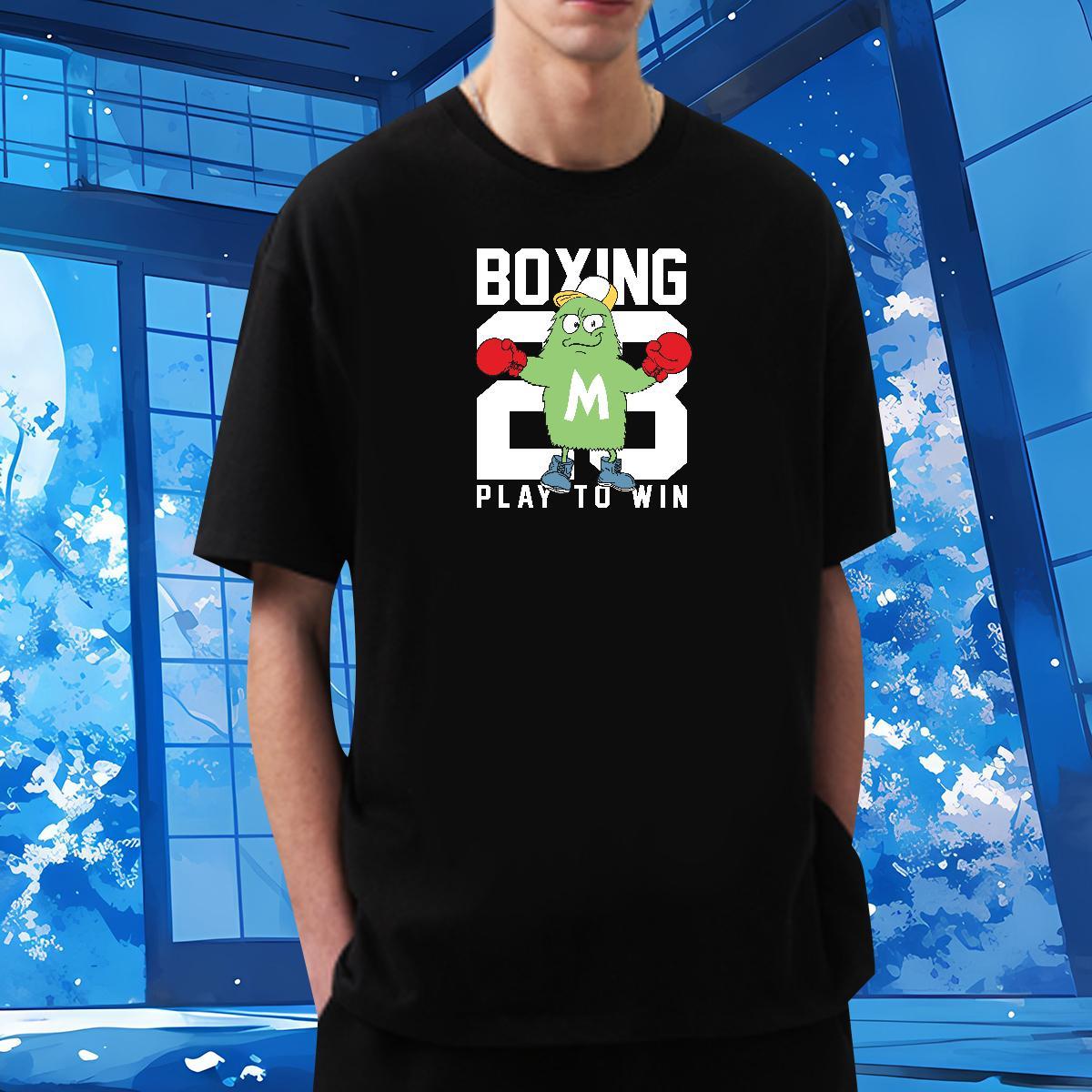 T-Shirts 230g 100% Cotton role Sports Casual Short Sleeve O-Neck DIY Logo Oversized Tshirt for Man Woman 2024 DIY High Quality Wear