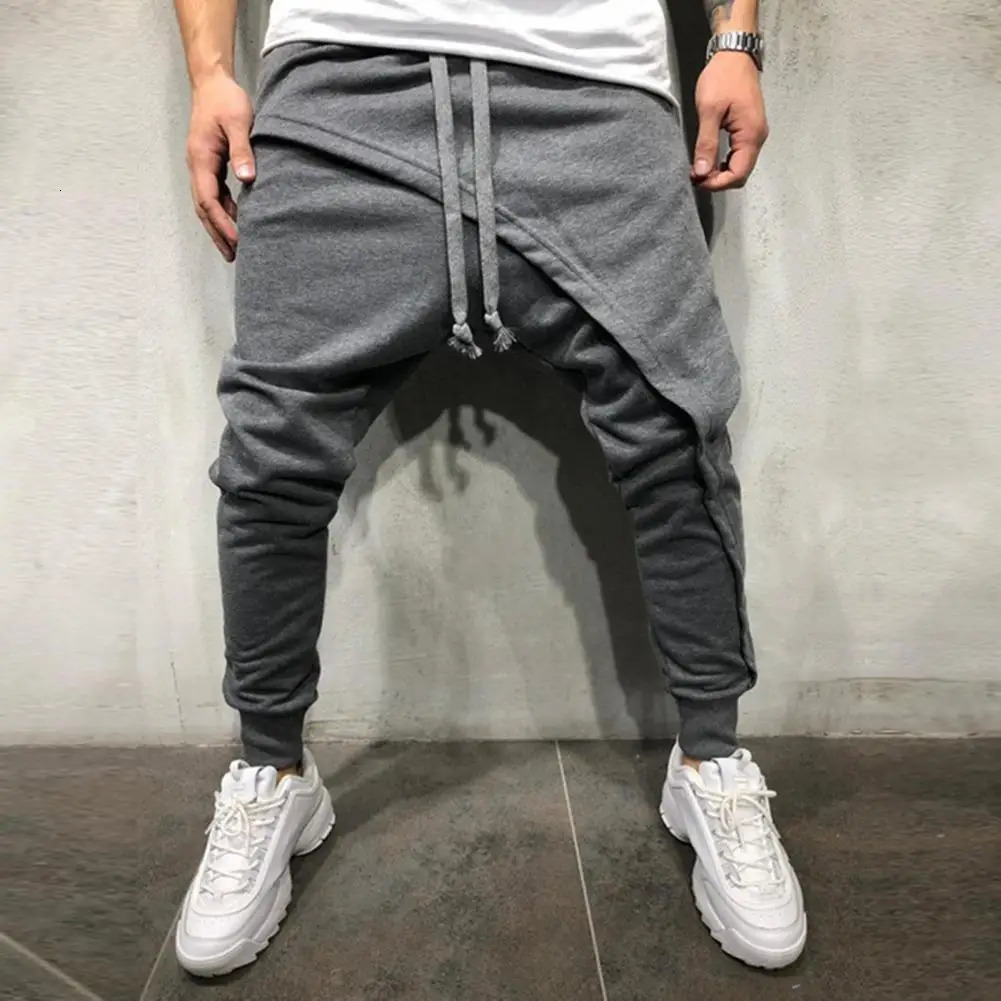 Single Road Mens Harem Pants Men Fashion Baggy Cotton Hip Hop Joggers Japanese Streetwear Trousers Male Cargo For 240806