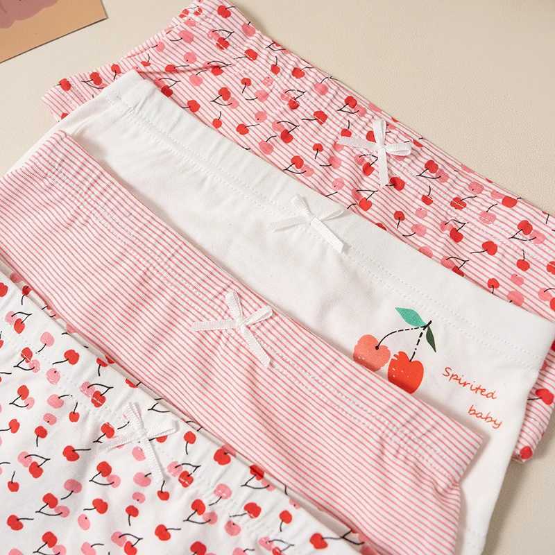 The girls are wearing cotton underwear and 4 packs of big childrens cotton shortsW240715